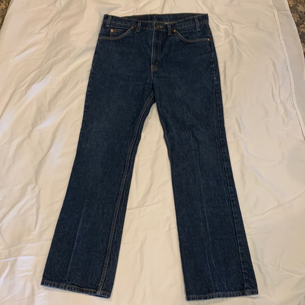 Levi’s 517 Orange Tab Mens Jeans Bootcut (38x34)